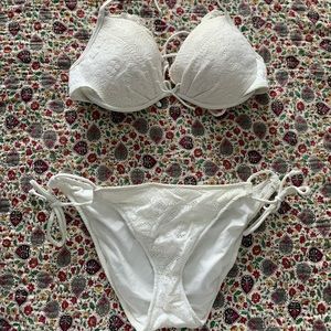Victoria’s Secret white bikini